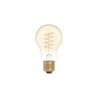 LED-Lampe Gold Carbon Line Spiralfaden Birnenform A60 4W 250Lm E27 1800K dimmbar