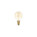 LED-Glühbirne Gold Carbon Line Spiral-Filament Mini Globe G45 2,2W 136Lm E14 1800K dimmbar