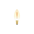 LED-Glühbirne Gold Carbon Line mit vertikalem Faden, Kerze C35 3,5 W 300 Lm E14 2700K dimmbar