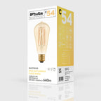 LED-Lampe Gold Carbon Line mit vertikalem Glühfaden Edison ST64 7W 640Lm E27 2700K dimmbar – Ansicht 4
