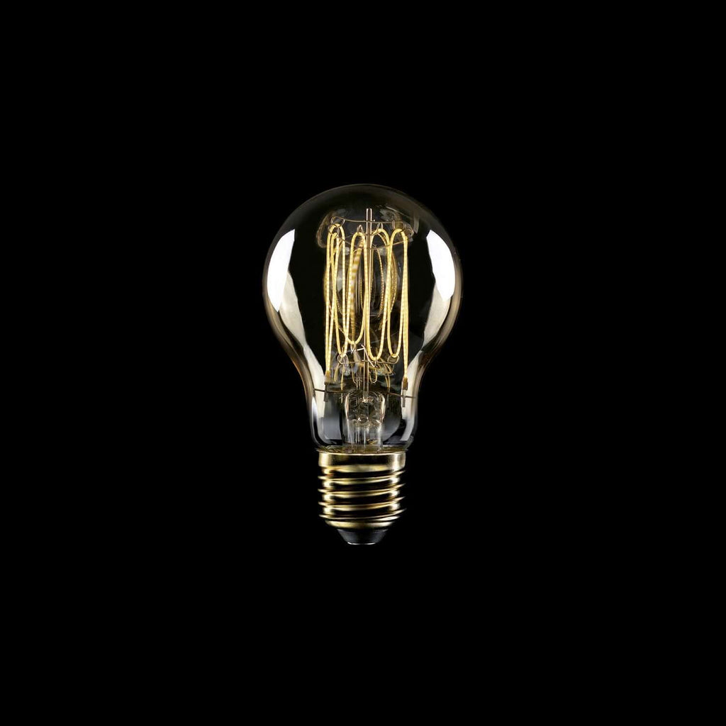 LED-Lampe Gold Carbon Line vertikales Filament Tropfen A60 7W 640Lm E27 2700K Dimmbar – Ansicht 2