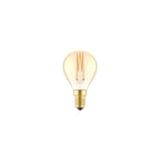 LED-Glühbirne Gold Carbon Line mit vertikalem Glühfaden, Mini-Globus G45 3,4W 300Lm E14 2700K Dimmbaar