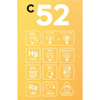 LED-Glühbirne Gold Carbon Line mit vertikalem Glühfaden, Mini-Globus G45 3,4W 300Lm E14 2700K Dimmbaar – Ansicht 5