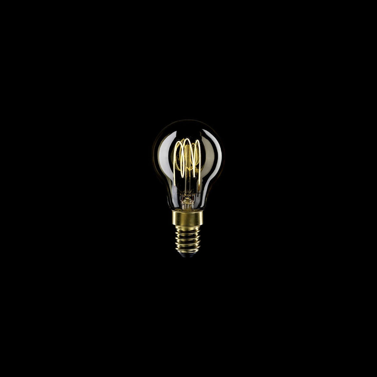 LED-Glühbirne Gold Carbon Line mit vertikalem Glühfaden, Mini-Globus G45 3,4W 300Lm E14 2700K Dimmbaar – Ansicht 2