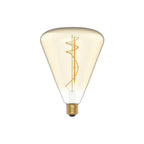 LED-Lampe Gold Cone 140 8,8W 806Lm E27 2200K dimmbar