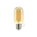 Goldene LED-Lampe Valvola T45 5W 360Lm E27 2000K dimmbar