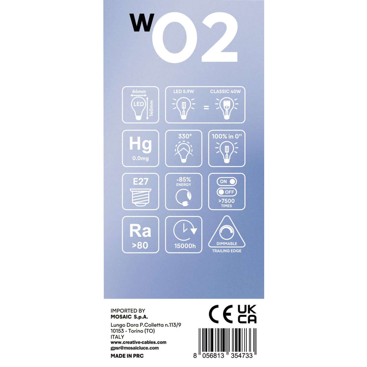 LED-Filamentlampe Weiß Edison ST64 5,9W 500Lm E27 2700K Dimmbarkeit – Ansicht 5