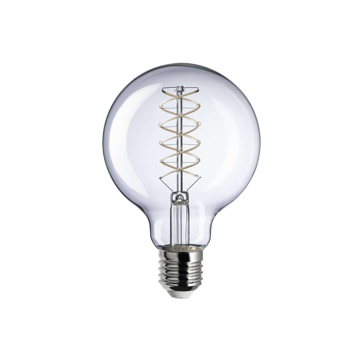 LED-Glühbirne Filament Weiß Globe G95 5,9W 500Lm E27 2700K Dimmbarkeit