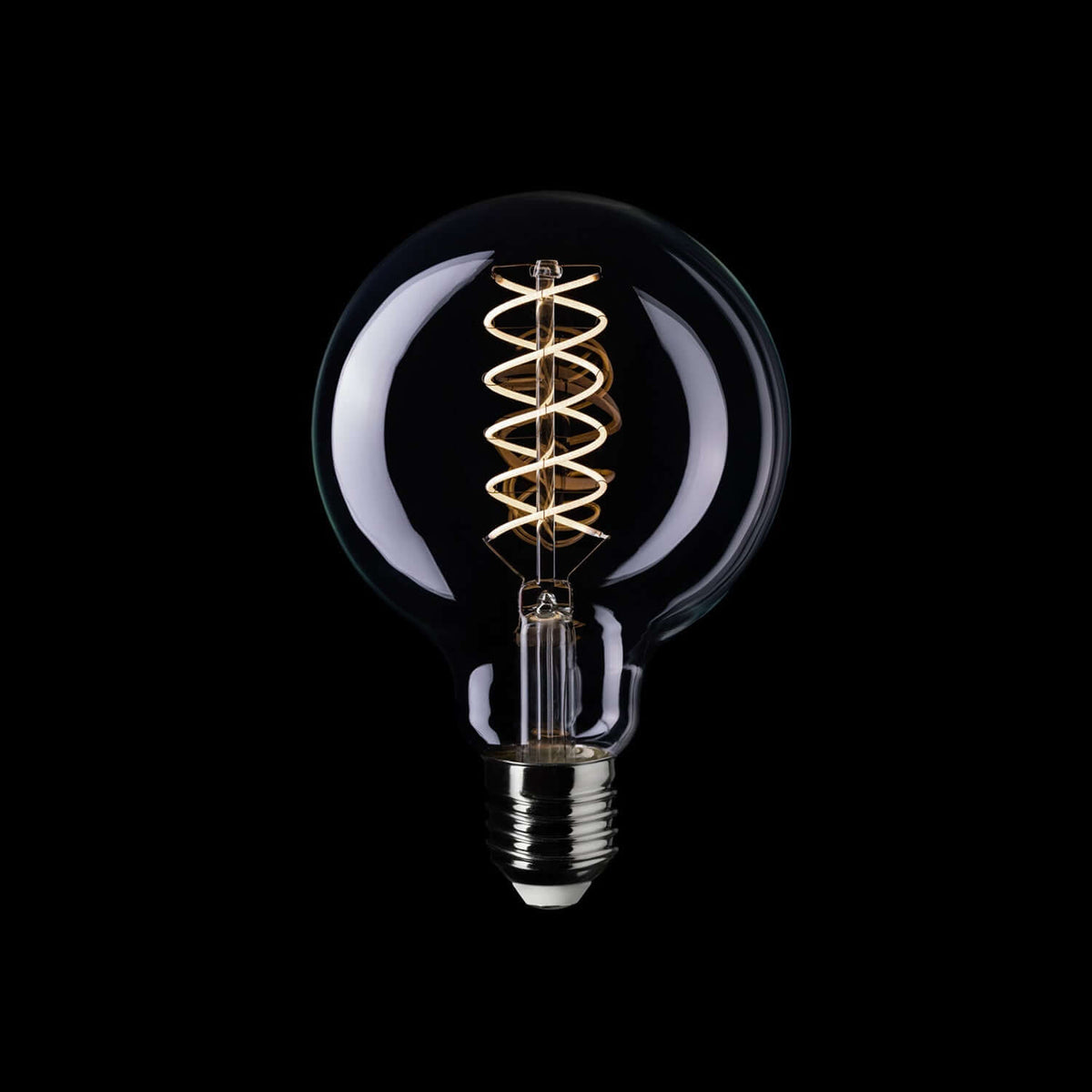 LED-Glühbirne Filament Weiß Globe G95 5,9W 500Lm E27 2700K Dimmbarkeit – Ansicht 2