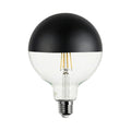 LED-Glühbirne Maria G125 4,8W 806Lm E27 2700K dimmbar – Schwarz