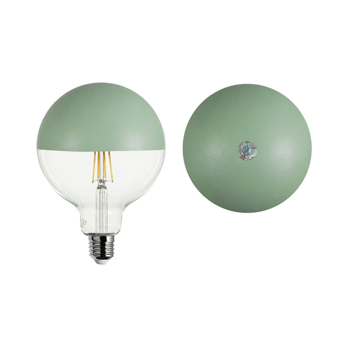 LED-Glühbirne Maria G125 4,8 W 806 lm E27 2700K Dimmbar - Grün – Ansicht 2