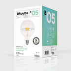 LED-Glühbirne Halbkugel Silber Linea 5V kurzer Filament Globo G125 1,3 W 110 Lm E27 2500 K dimmbar – Ansicht 4