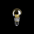 LED-Glühbirne Halb-Kugel Gold Tropfen A60 7W 650Lm E27 2700K dimmbar – Ansicht 2