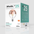 LED-Lampe Halbkugel Kupfer Globe G125 7W 650Lm E27 2700K dimmbar – Ansicht 4
