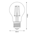 LED-Lampe Milky Goccia A60 11W 1521Lm E27 2700K Dimmbarkeit – Ansicht 3