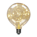 LED-Lampe Milleluci Gold Globe G125 2W 40Lm E27 2000K – Ansicht 2