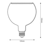 LED-Lampe Smoky Ghost Line CRI 90 G125 6W 220Lm E27 1900K dimmbar – Ansicht 4