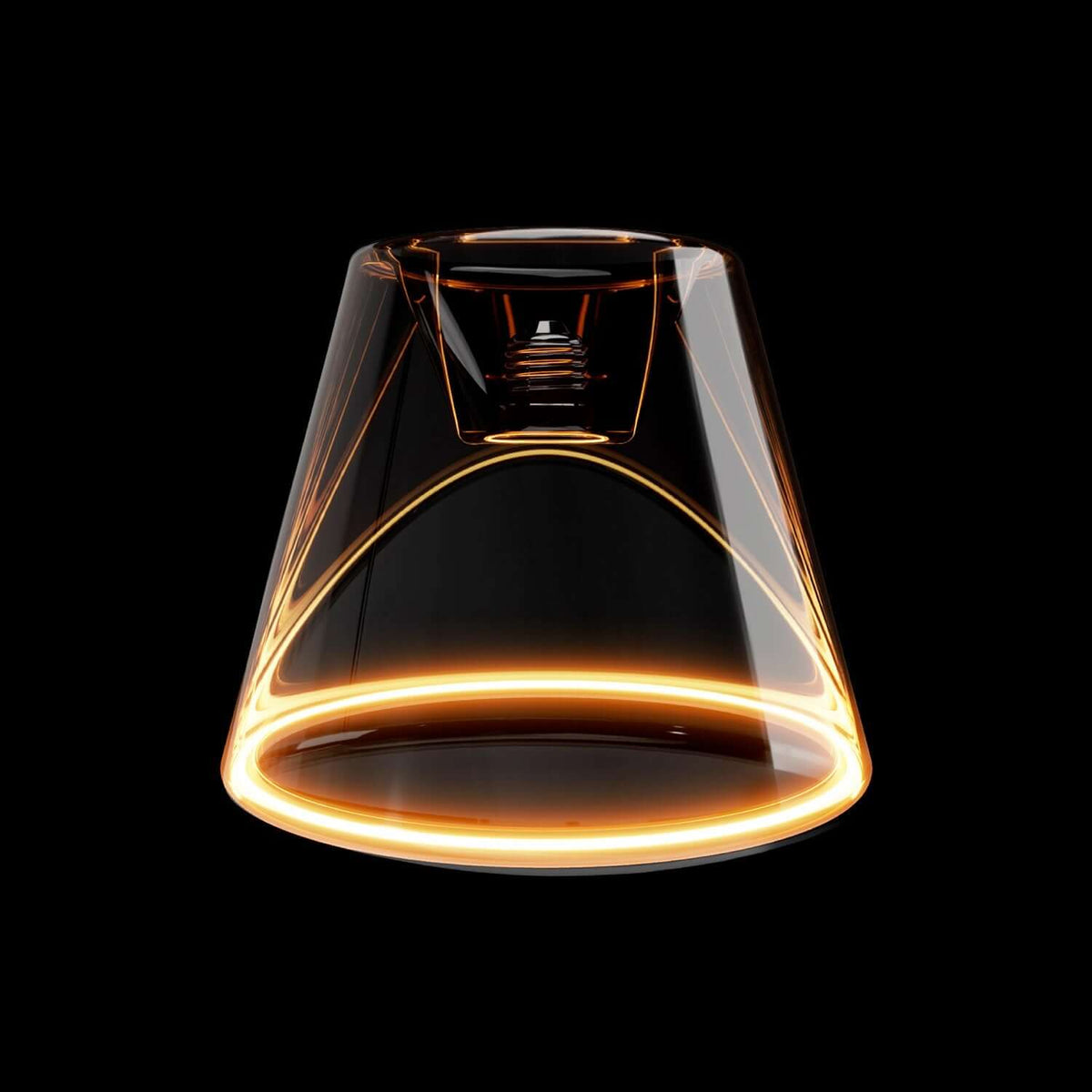 LED-Glühbirne Smoky Ghost Line Kegel Einbau 6W 400Lm E27 1900K dimmbar – Ansicht 2