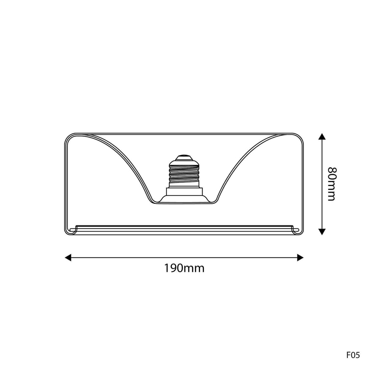 LED-Glühbirne Smoky Ghost Line Recessed Donut 195x83 6W 380Lm E27 1900K dimmbar – Ansicht 5