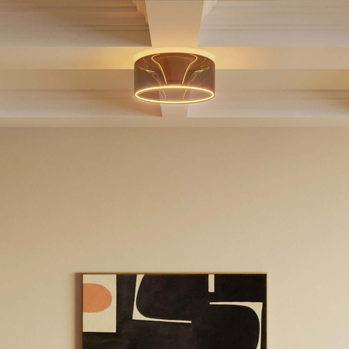LED-Glühbirne Smoky Ghost Line Recessed Donut 195x83 6W 380Lm E27 1900K dimmbar – Ansicht 4