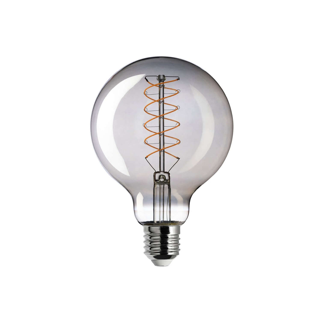 LED-Lampe Smoky Globe G95 4,8W 250Lm E27 1800K dimmbar