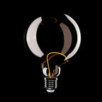 LED-Lampe Smoky Magnetic Deco Line Globe G125 2,8W 90Lm E27 1800K – Ansicht 3