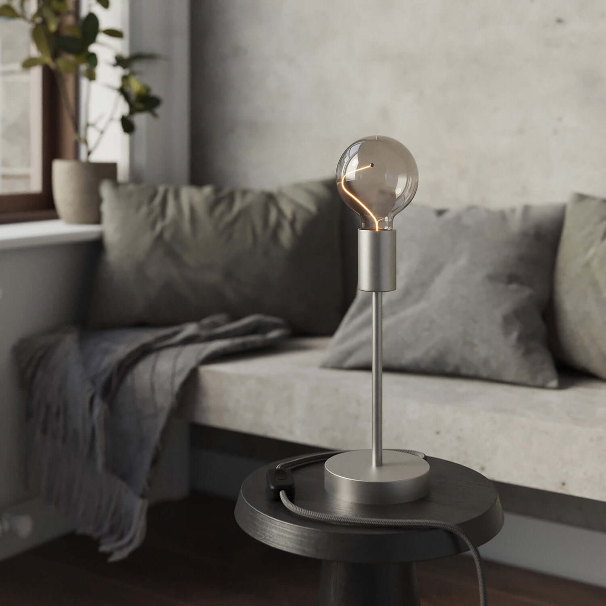 LED-Lampe Smoky Magnetic Deco Line Globe G95 2,2W 60Lm E27 1800K – Ansicht 4