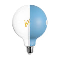 LED-Glühbirne Talia G125 4,8 W 806 lm E27 2700 K dimmbar – Blau