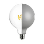 LED-Glühbirne Talia G125 4,8 W 806 lm E27 2700 K dimmbar – Grau
