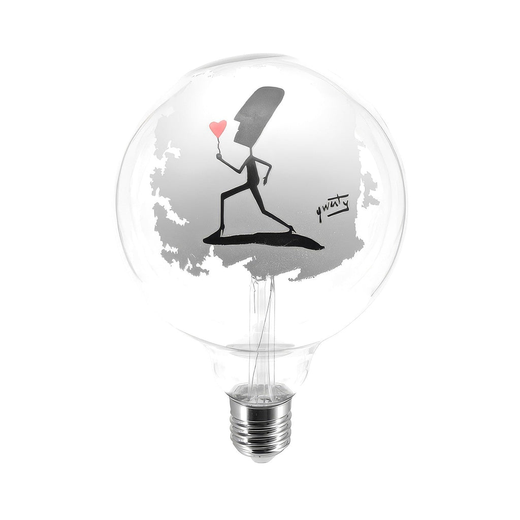 Glühbirne LED Tattoo Flower G125 4,5W 470Lm E27 2700K dimmbar