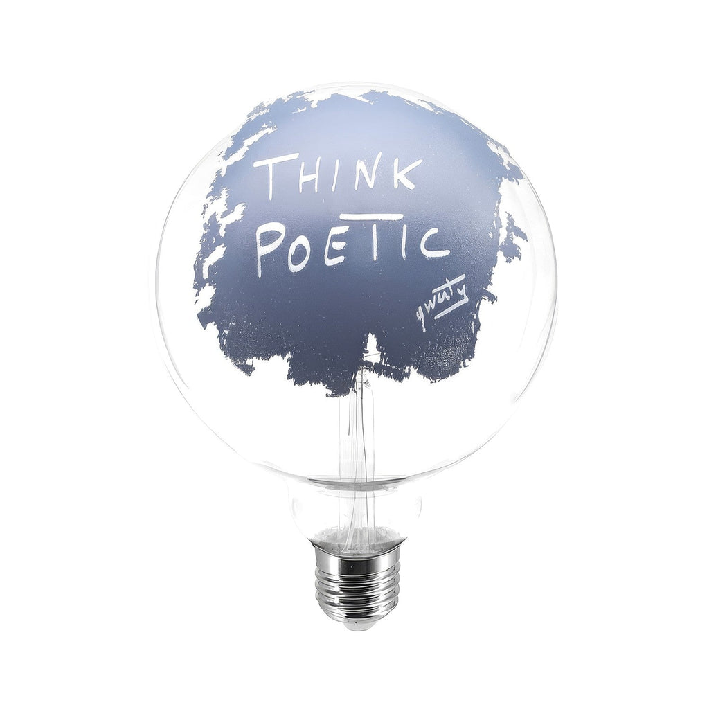 Glühbirne LED Tattoo Think Poetic G125 4,5W 470Lm E27 2700K dimmbar
