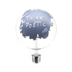 Glühbirne LED Tattoo Think Poetic G125 4,5W 470Lm E27 2700K dimmbar