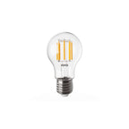 Transparente LED-Lampe Linea 5V Vertikalfaden Tropfen A60 1,7W 150Lm E27 2500K Dimmbar