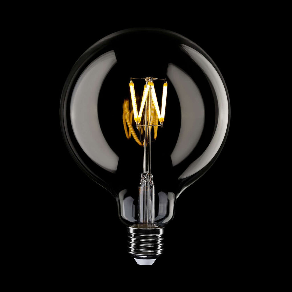 Transparente LED-Lampe Linea 5V Kurzfaden Globo G125 1,3W 110Lm E27 2500K Dimmbar – Ansicht 2