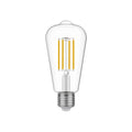 LED-Lampe Transparent Edison ST64 7W 806Lm E27 3500K Dimmbar