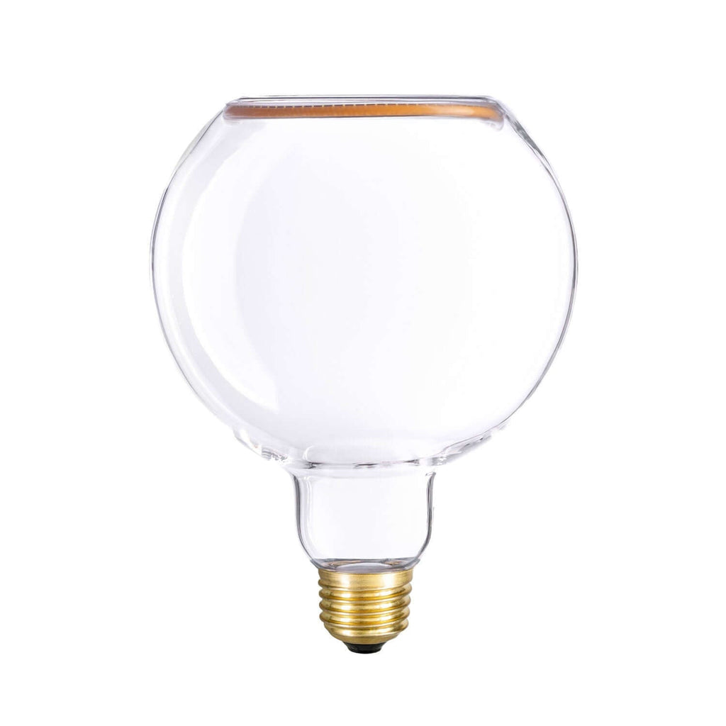 LED-Leuchtmittel Ghost Line Transparent, CRI 90, G125, 4,5W, 300 Lm, E27, 2200K, dimmbar