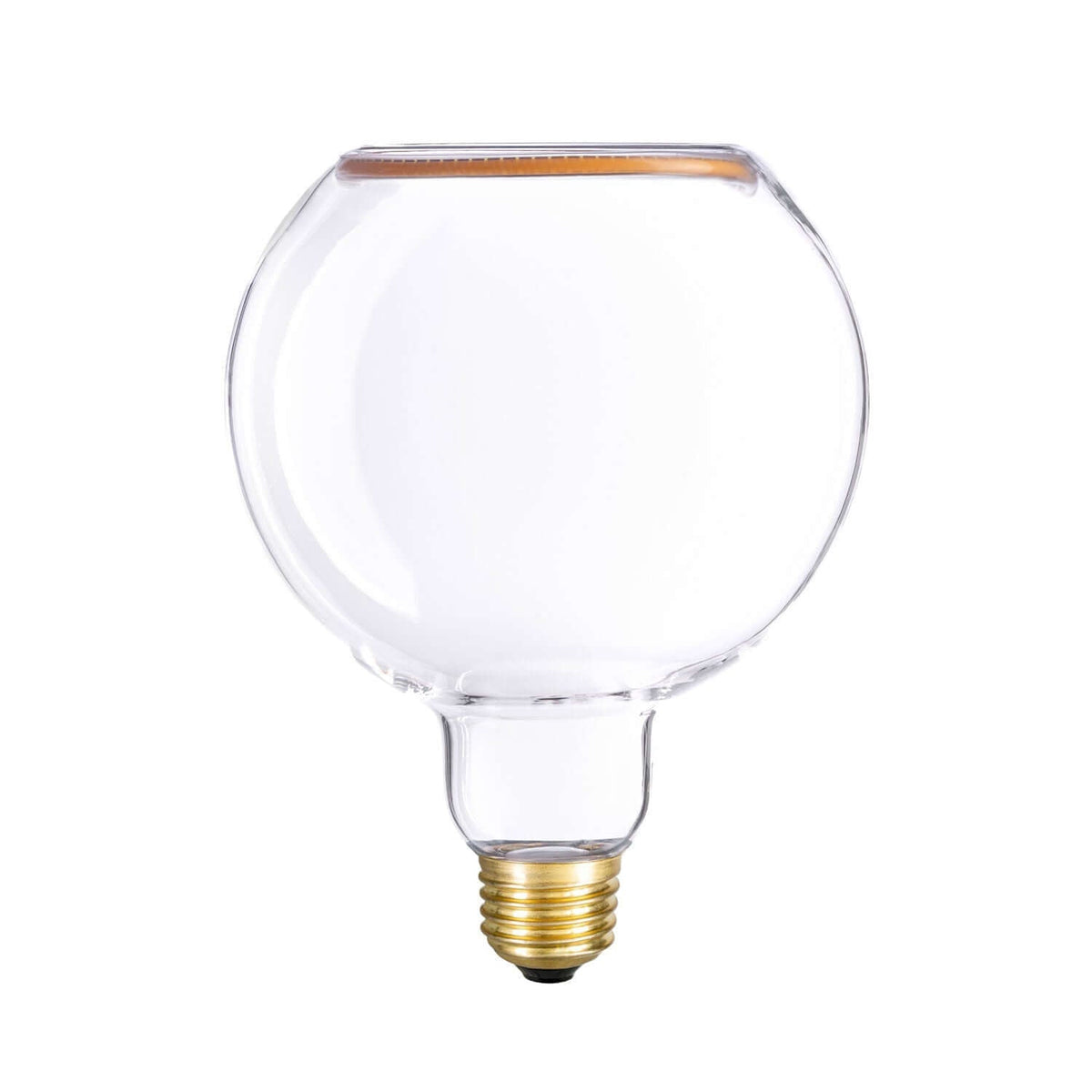 LED-Leuchtmittel Ghost Line Transparent, CRI 90, G125, 4,5W, 300 Lm, E27, 2200K, dimmbar