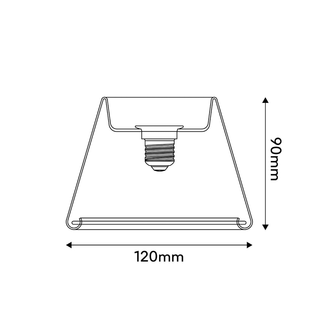 Transparente LED-Lampe Ghost Line CRI 90 Mini Cone 6W 500 lm E27 2200K dimmbar – Ansicht 5