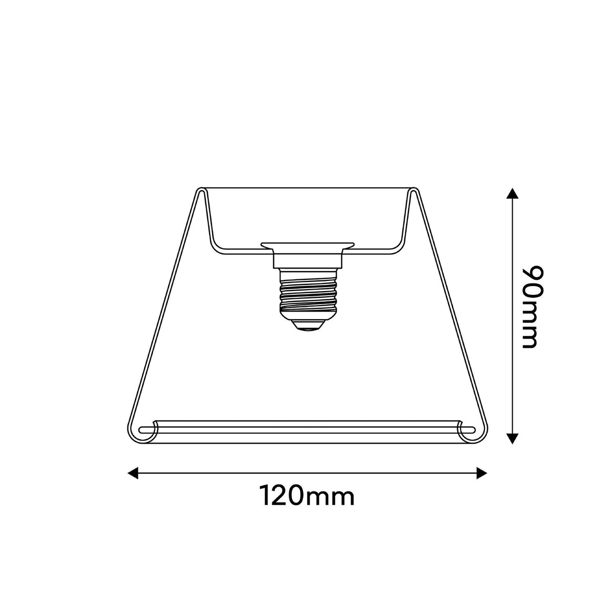 Transparente LED-Lampe Ghost Line CRI 90 Mini Cone 6W 500 lm E27 2200K dimmbar – Ansicht 5
