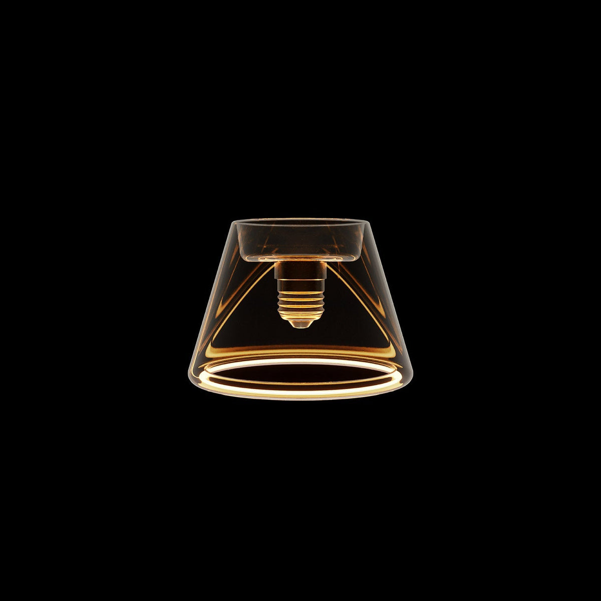 Transparente LED-Lampe Ghost Line CRI 90 Mini Cone 6W 500 lm E27 2200K dimmbar – Ansicht 2