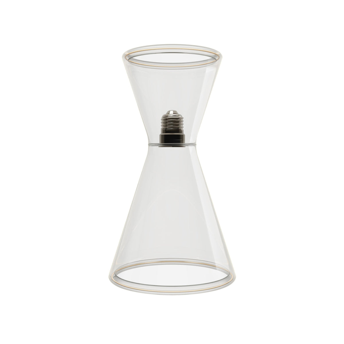 Glühbirne LED Transparent Ghost Line Doppelkonus 8W 780 Lm E27 2200K Dimmbar