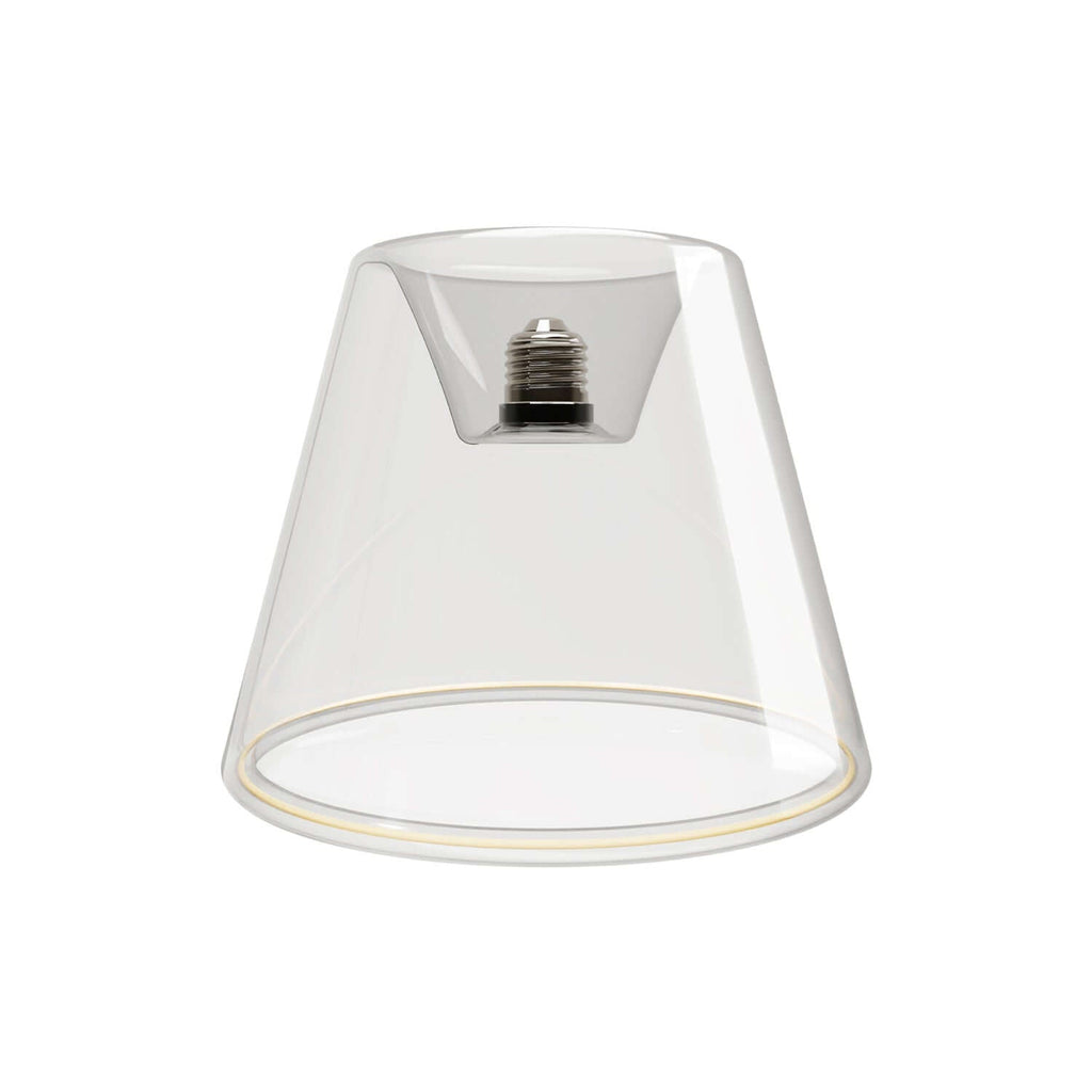 LED-Lampe Transparent Ghost Line Recessed Cone 6W 500Lm E27 2200K dimmbar