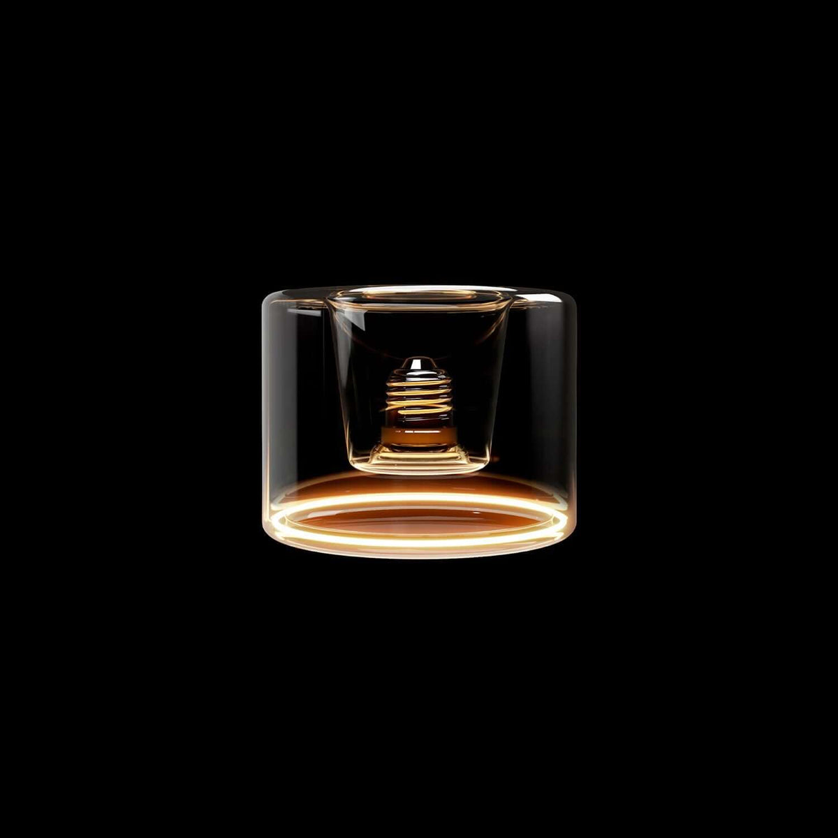 LED-Lampe Transparent Ghost Line Recessed Donut 120×90 6W 500Lm E27 2200K Dimmerbar – Ansicht 2