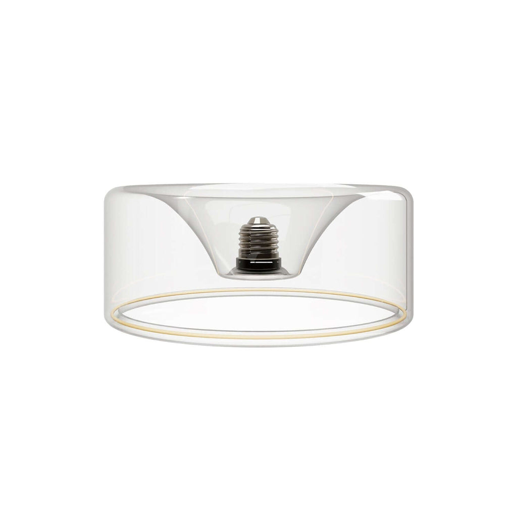 LED-Lampe Transparent Ghost Line Recessed Donut 195x83 6W 500Lm E27 2200K Dimmbarkeit