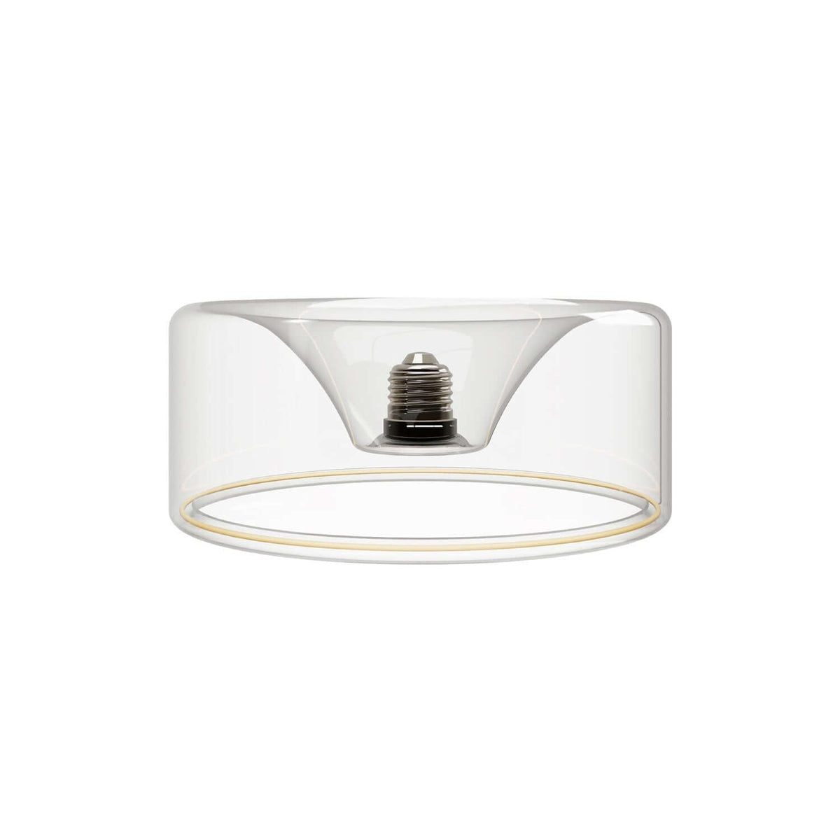 LED-Lampe Transparent Ghost Line Recessed Donut 195x83 6W 500Lm E27 2200K Dimmbarkeit
