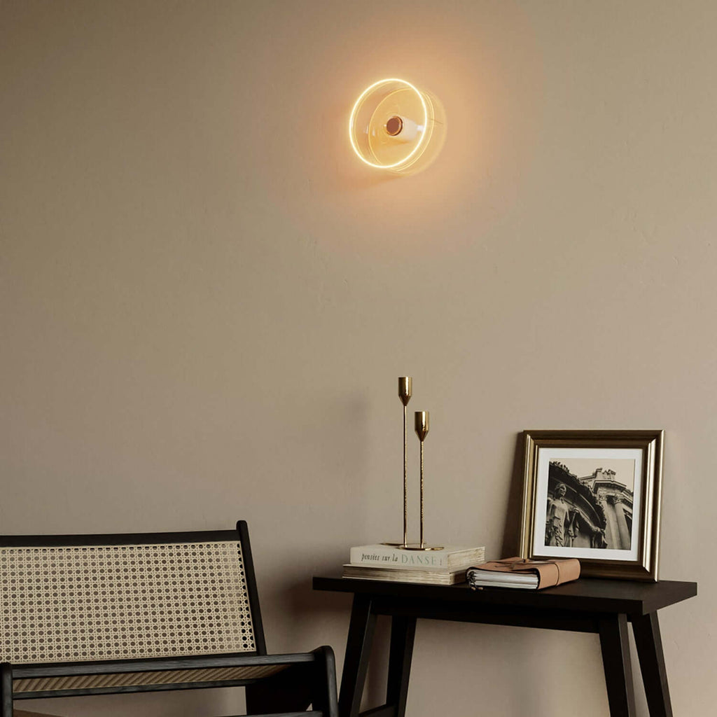 LED-Lampe Transparent Ghost Line Recessed Donut 195x83 6W 500Lm E27 2200K Dimmbarkeit – Ansicht 3