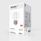 LED-Glühbirne Transparent Globetta G45 2W 136Lm E27 2700K – Ansicht 4