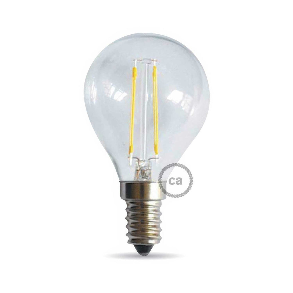 Glühbirne LED Transparent Globo 4,5W 470Lm E14 2700K Dimmbar