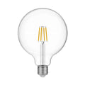 LED-Lampe Transparent Globe G125 4W 470Lm E27 2700K