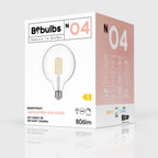LED-Glühlampe Transparent Globe G125 7W 806Lm E27 3500K Dimmbarkeit – Ansicht 4